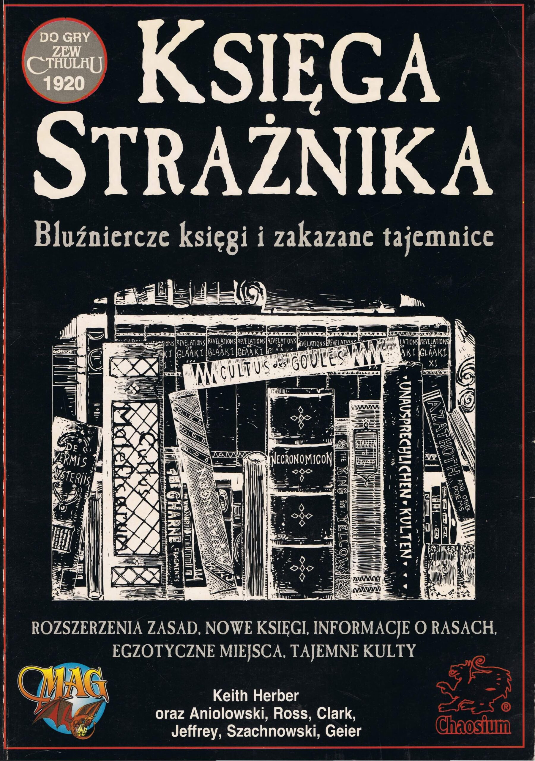 ZC: Księga Strażnika. Bluźniercze księgi i zakazane tajemnice