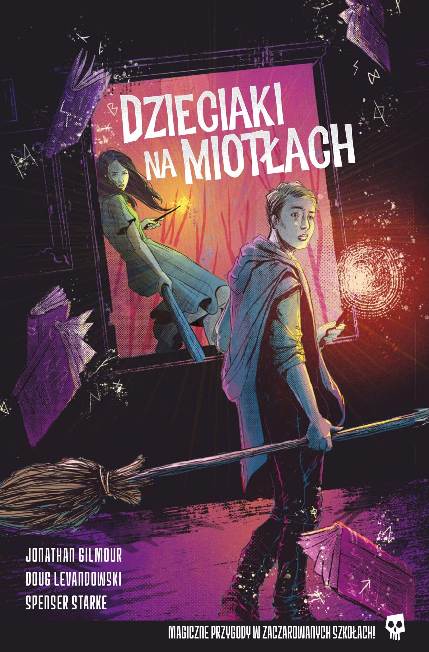 Dzieciaki na miotłach